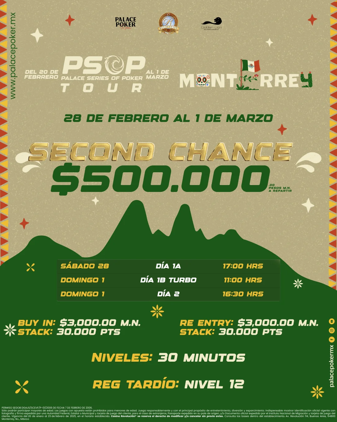 Second Chance 500K GTD